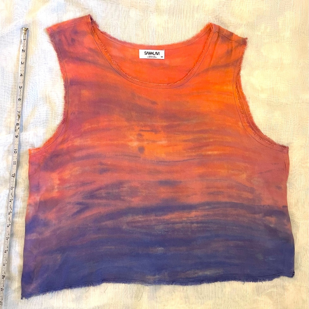 Sam and Lavi Purple Ombré Top